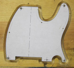 pickguard contour routed photo