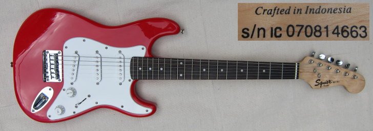 squier mini strat IC070814663